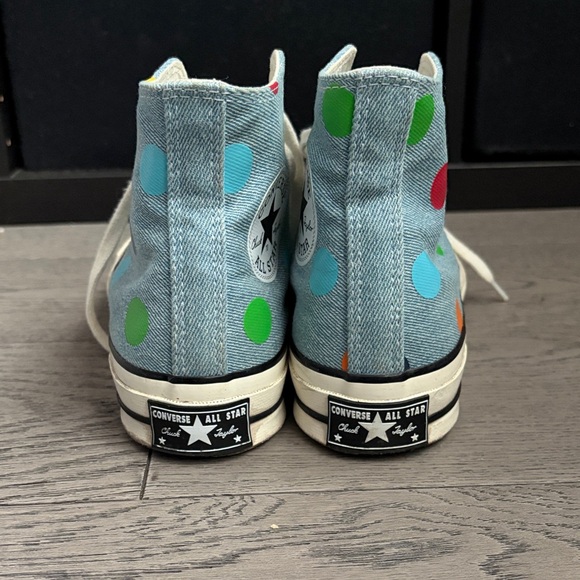 Converse Blue Golf Wang Edition Chuck 70 High Sneakers - Picture 4 of 7